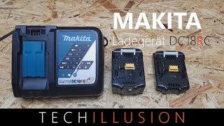 ►MAKITA AKKU LADEGERÄT  DC18RC  REVIEW [upl. by Orella]