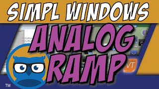 Crestron SIMPL Windows ANALOG RAMP Symbol Tutorial [upl. by Doykos]