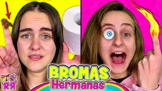 BROMA entre HERMANAS 🥊 24 horas GUERRA de BROMAS Graciosas Divertidas Fáciles de REVOLTOSA RECOLETAS [upl. by Adnohs]