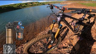 Dialing in Fox Factory Suspension at Redhead MTB Park  Chisholm MN [upl. by Hewart837]