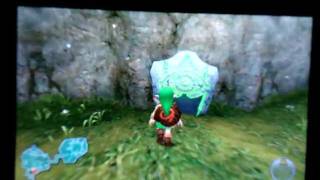 The Legend of Zelda Ocarina of Time 3D Sheikah Stone [upl. by Refiffej]