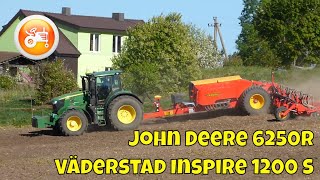 Seeding 2024  John Deere 6250R amp Väderstad Inspire 1200 S [upl. by Nytram]