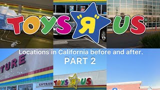 Toys “R” Us locations in California before and after 2000s toysrus trending abandoned fypage [upl. by Omolhs]