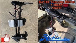 DIY Kayak Trolling Motor Idea 💡Hobie Pro Angler [upl. by Rosenkrantz]