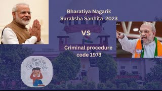 BNSS vs Crpc Bare act compare in hindi [upl. by Ical]