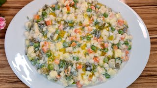 HEM PRATİK HEM DE LEZZETLİ Bİ SALATA ARIYORSANIZ 😋 DAHA KOLAYI YOOK mkarna salatası keşfet salata [upl. by Chrotoem]