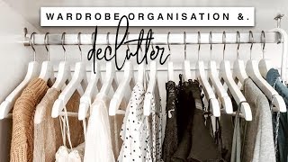 HUGE Wardrobe Declutter amp Closet Organization [upl. by Yrkcaz]