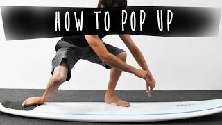 SBS How To Pop Up On A Surfboard [upl. by Paxon]