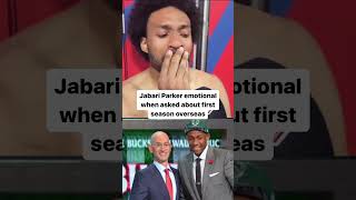 Jabari Parker gets emotional when asked about playing overseas [upl. by Lednahc773]