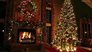 Top 200 Christmas Songs of All Time 🎄10 Hours of Classic Christmas Music with Fireplace [upl. by Aettam]