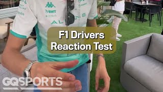 F1 Drivers Test How Quick They React [upl. by O'Dell928]