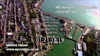 Milford Haven Marina aerial footage [upl. by Ditzel55]