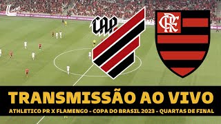 ATHLETICOPR 2 x 1 FLAMENGO Brasileirão Série A 2023 4ª Rodada  Narração [upl. by Ozne]