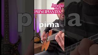 ARPEGIO pima con ritmos para PRINCIPIANTES  Curso gratis de guitarra [upl. by Aholah]