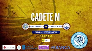 XAV Cambados 🆚 Jealsa Boiro Voleibol  Cadete M [upl. by Haikan]