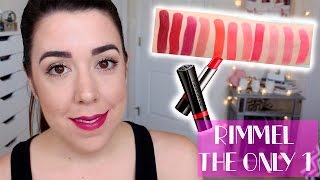 Rimmel The Only 1  Swatches y Review [upl. by Essined231]