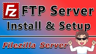 FileZilla FTP Server setup using the new UI  Windows 10 [upl. by Nodnalb]