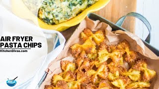 How to Make Pasta Chips in Air Fryer Deep Fried or Baked [upl. by Leander]