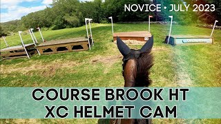 XC HELMET CAM GMHA Spring Horse Trials 2023 • Novice Cross Country Course  GoPro Equestrian [upl. by Ahsai]