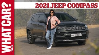 2021 Jeep Compass facelift review in Hindi  The complete SUV  First Drive  What Car India [upl. by Genet]