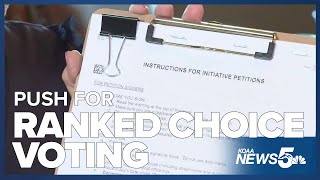 The push for ranked choice voting in Colorado [upl. by Yarod]