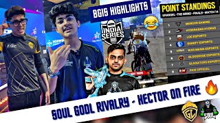 SouL GodLike Rivalry 💔 Hector On Fire 🔥 BGIS Domination Highlight [upl. by Anits]