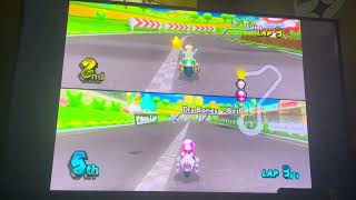 Mario Kart Wii Rosalina vs Toadette [upl. by Suravart427]