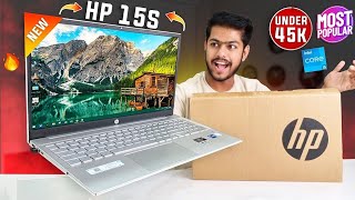 HP 15s Thin amp Light Laptop Unboxing🔥2024 GTA V Gaming Test Best Laptop Under 50k RS [upl. by Sinnoda]