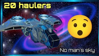 20 haulers in no mans sky [upl. by Mikahs491]