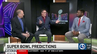 Eyewitness Sports makes their Super Bowl predictions [upl. by Wiese]