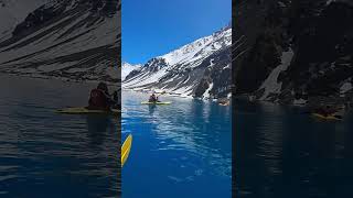 Kayaking at Laguna Del Inca ski Portillo Resort Chile [upl. by Htebsil]