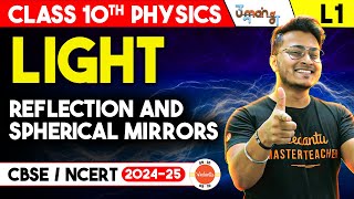 Reflection amp Spherical Mirrors Class 10 Physics One Shot  Light Reflection and Refraction  Science [upl. by Arratoon]