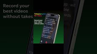 Teleprompter ios app prompter for video recording ios iphone teleprompter teleprompterapp [upl. by Ecnadnak639]