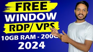 How To Get FREE Windows RDP In 2024  Window RDP Server  Create Window 10 RDP for Free [upl. by Annod]