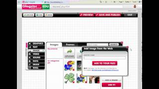 Glogster EDU  Image Tool Basics [upl. by Dur]