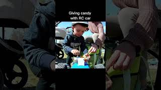 FPV RC Car Gives Away Candy [upl. by Pontone]