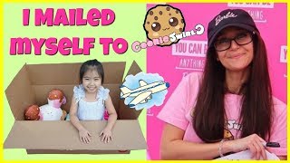 I Mailed Myself to Cookie Swirl C and got her Barbie Cookie Swirl C Palyset Kids Skit Kids Toys [upl. by Nirel]