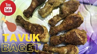 TAVUK BAGET KIZARTMA 🍗 SOSLU ÇITIR TAVUK BAGET Tavuğun en leziz hali😋 Chicken drumstick with sauce [upl. by Garibold717]