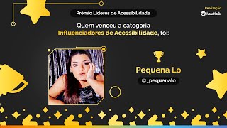 Prêmio Líderes de Acessibilidade 2024  Anúncio da categoria Influenciadores em Acessibilidade [upl. by Arimas846]