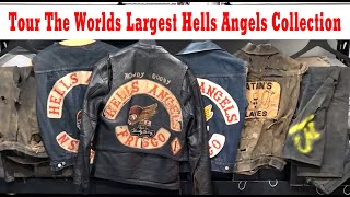 Tour Of The Worlds Largest Hells Angels Collection [upl. by Nylirahs]