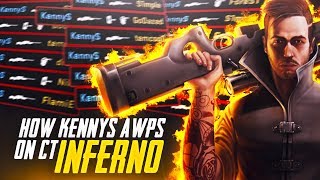 How KennyS AWPS On CT Side Inferno [upl. by Nitas]