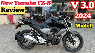 New 2024 Model Yamaha FZS V30 Review  Price  Mileage  Feature  yamaha fzs v3  fz v3 [upl. by Forland]