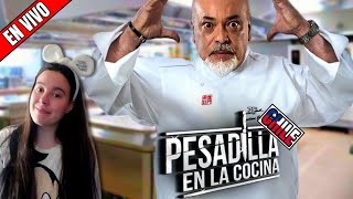 ESPAÑOLA REACCIONA a PESADILLA en la COCINA quotel bodegón del marquot  EN VIVO [upl. by Neenej]