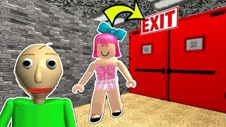 Roblox ESCAPE BALDIS SCHOOL [upl. by Paolo]