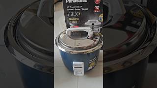 Panasonic stainless steel electric rice cooker 18L Unboxing panasonic ricecooker stainlesssteel [upl. by Barra]