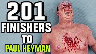 201 Finishers To Paul Heyman  WWE 2K [upl. by Adar]