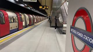 Northern Line Departing Battersea Power Station [upl. by Sancho]