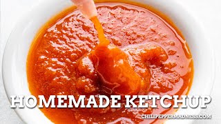 LOVE Ketchup Again Easy Homemade Ketchup Recipe [upl. by Felicie]