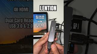 LENTION USB C Hub with 100W Charging 4K HDMI Dual Card Reader USB 30 amp 20 [upl. by Atteniuq]