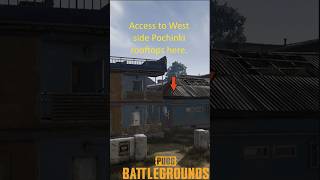 How to access rooftops West side of Pochinki pubggpc pubgpctips [upl. by Laird49]